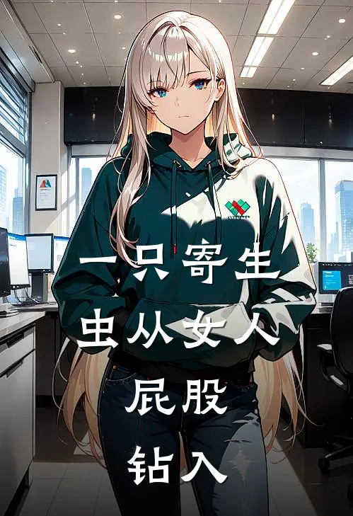 一只寄生虫从女人,屁股,钻入