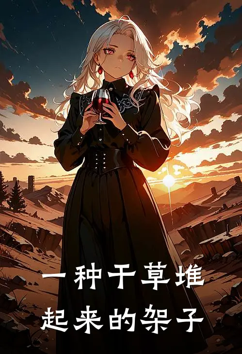 一种干草堆起来的架子