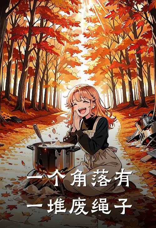 一个角落有一堆废绳子