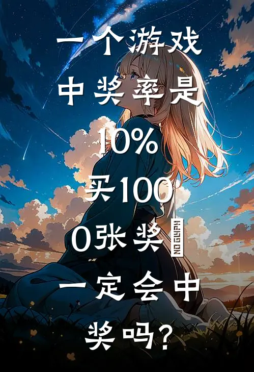 一个游戏中奖率是10%,买1000张奖劵,一定会中奖吗?