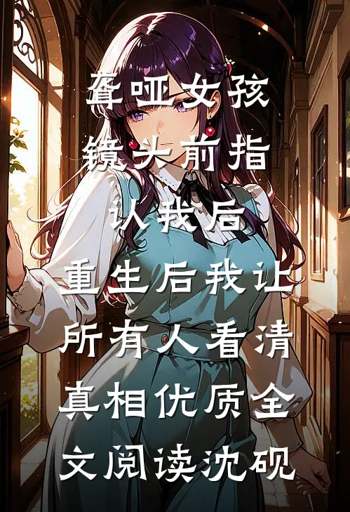 聋哑女孩镜头前指认我后，重生后我让所有人看清真相优质全文阅读沈砚