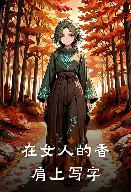 在女人的香肩上写字