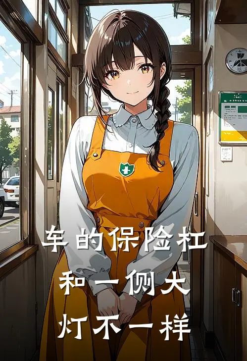 车的保险杠和一侧大灯不一样