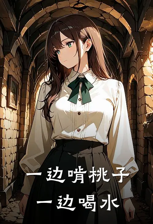 一边啃桃子一边喝水