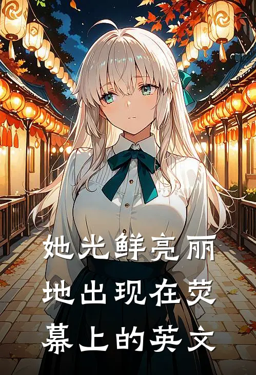 她光鲜亮丽地出现在荧幕上的英文
