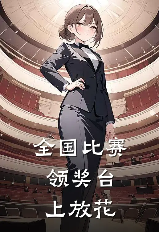 全国比赛领奖台上放花