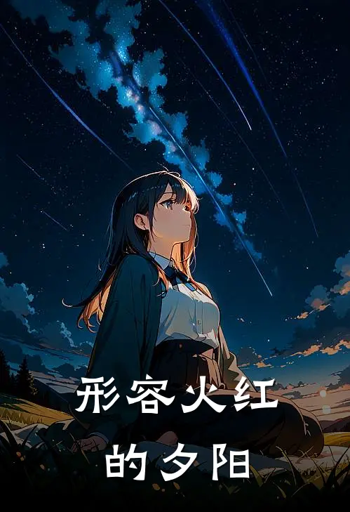 形容火红的夕阳