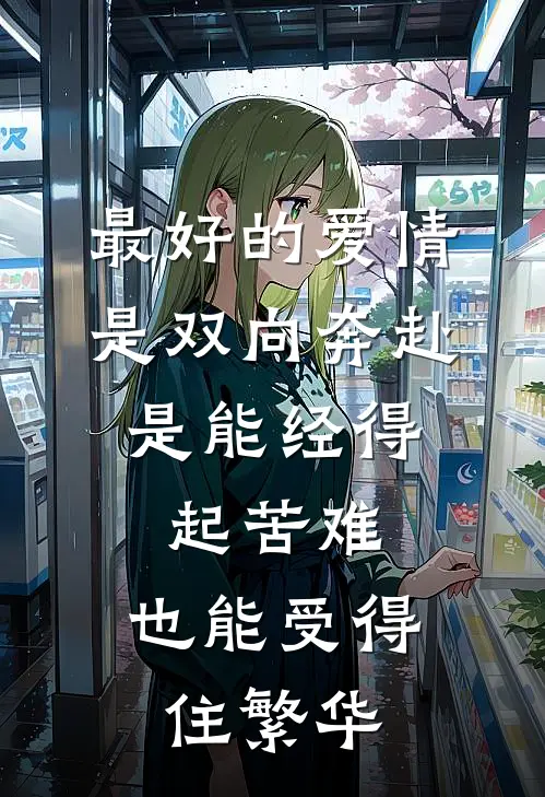 最好的爱情是双向奔赴,是能经得起苦难,也能受得住繁华
