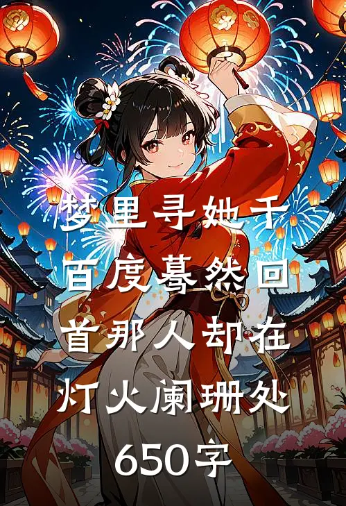 梦里寻她千百度蓦然回首那人却在灯火阑珊处650字