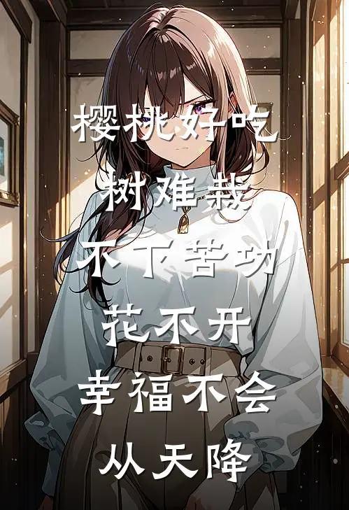 樱桃好吃树难栽,不下苦功花不开,幸福不会从天降