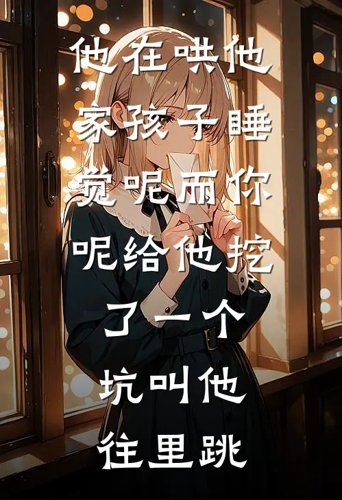 他在哄他家孩子睡觉呢而你呢给他挖了一个坑叫他往里跳