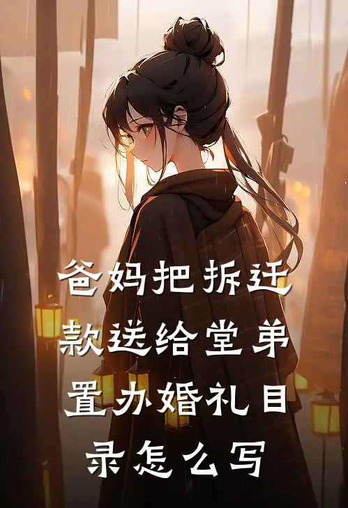 爸妈把拆迁款送给堂弟置办婚礼目录怎么写