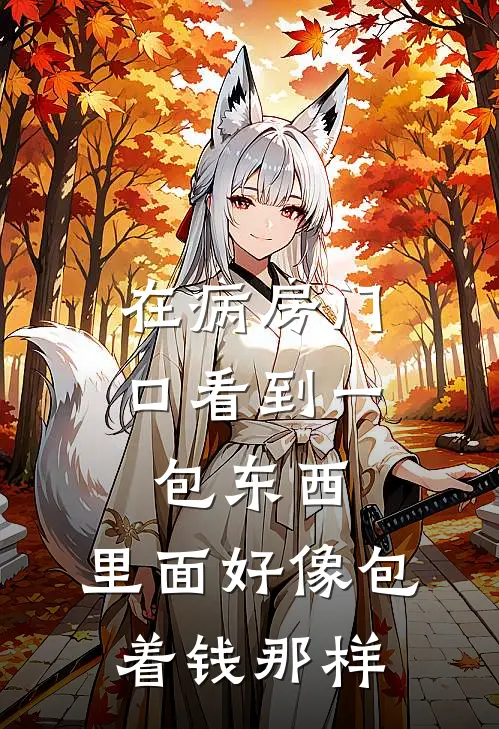 在病房门口看到一包东西,里面好像包着钱那样