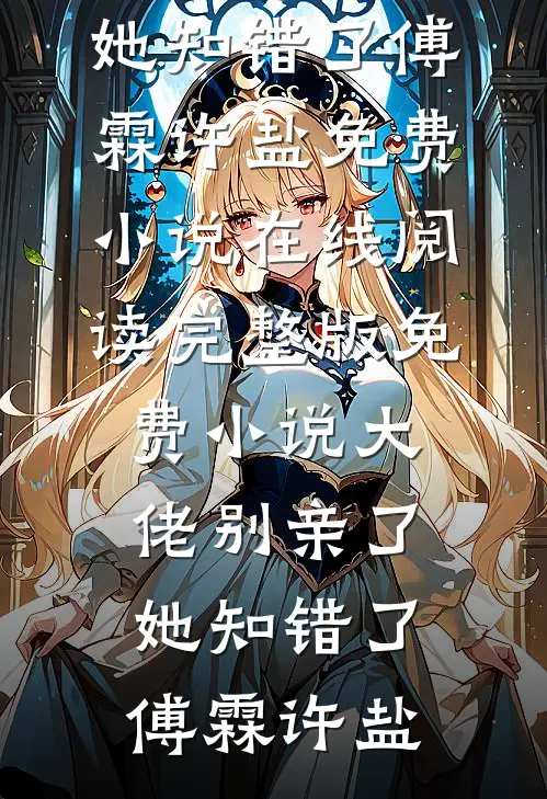大佬别亲了，她知错了(傅霖许盐)免费小说在线阅读_完整版免费小说大佬别亲了，她知错了傅霖许盐