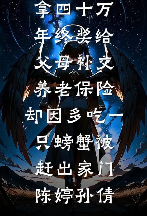 拿四十万年终奖给父母补交养老保险，却因多吃一只螃蟹被赶出家门(陈婷孙倩)热门小说推荐_完结小说免费阅读拿四十万年终奖给父母补交养老保险，却因多吃一只螃蟹被赶出家门(陈婷孙倩)