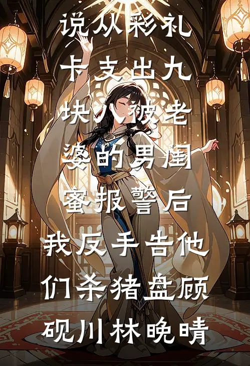从彩礼卡支出九块八被老婆的男闺蜜报警后，我反手告他们杀猪盘(顾砚川林晚晴)完结版小说阅读_全集免费小说从彩礼卡支出九块八被老婆的男闺蜜报警后，我反手告他们杀猪盘(顾砚川林晚晴)