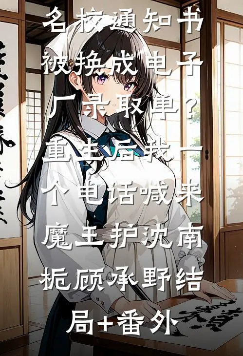 名校通知书被换成电子厂录取单？重生后我一个电话喊来魔王护沈南栀顾承野结局+番外
