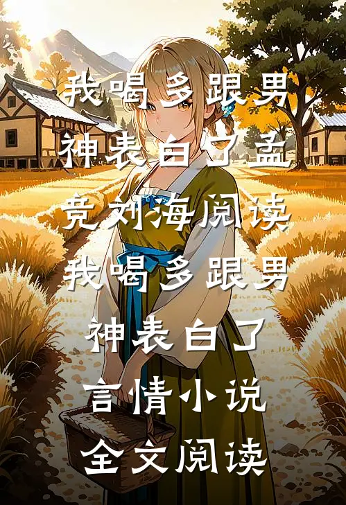 我喝多跟男神表白了孟竞刘海阅读_我喝多跟男神表白了言情小说全文阅读