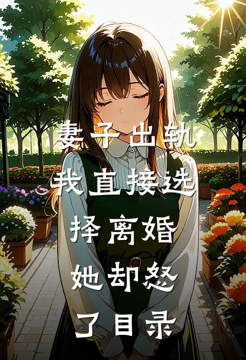 妻子出轨我直接选择离婚，她却怒了目录