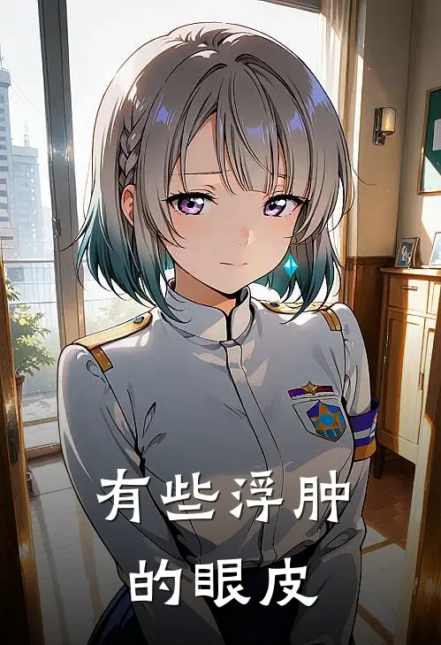 有些浮肿的眼皮