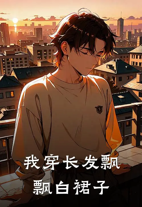 我穿长发飘飘白裙子