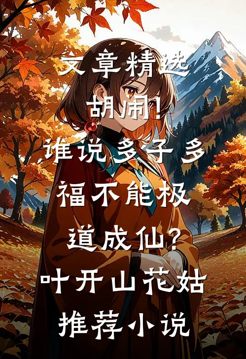 文章精选胡闹!谁说多子多福不能极道成仙?(叶开山花姑)推荐小说