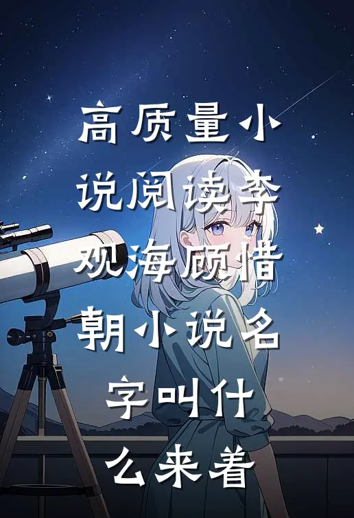 高质量小说阅读李观海顾惜朝小说名字叫什么来着
