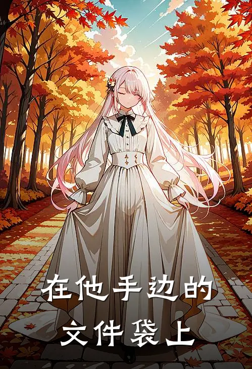 在他手边的文件袋上