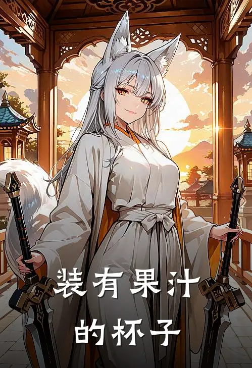 装有果汁的杯子