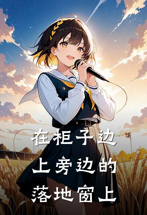 在柜子边上旁边的落地窗上