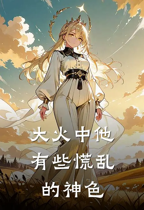 大火中他有些慌乱的神色