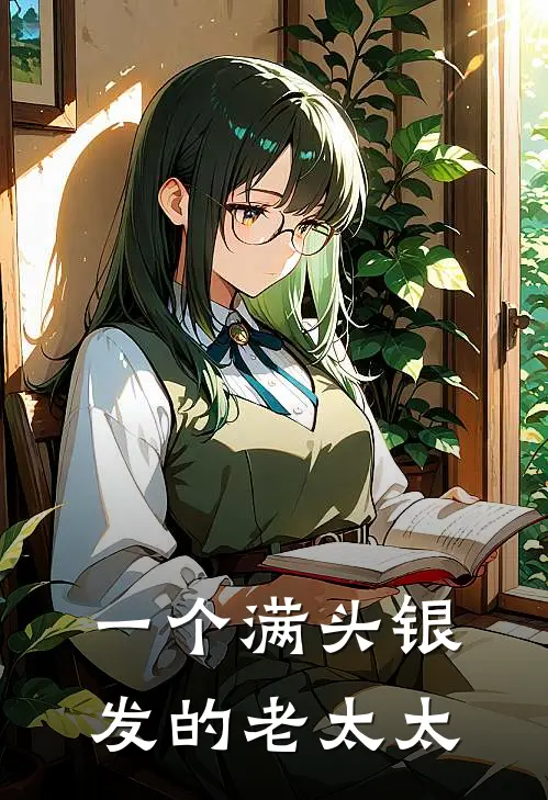 一个满头银发的老太太