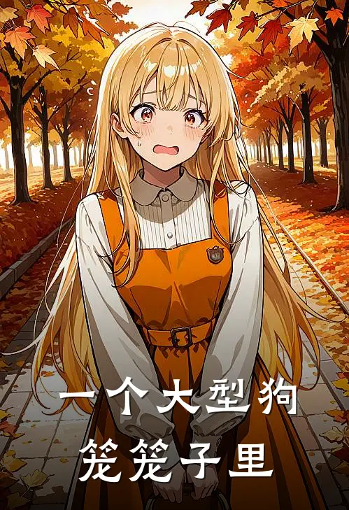 一个大型狗笼笼子里