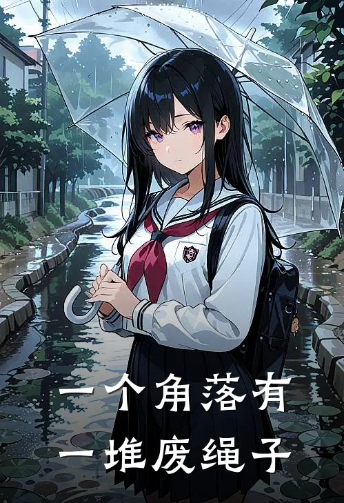 一个角落有一堆废绳子