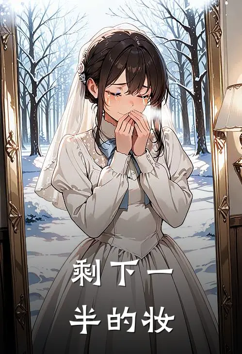 剩下一半的妆