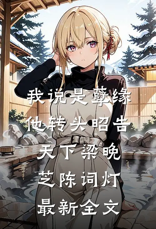 我说是孽缘，他转头昭告天下梁晚芝陈词灯最新全文
